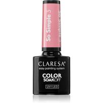 Claresa SoakOff UV/LED Color So Simple gelinis nagų lakas atspalvis 3 5 g