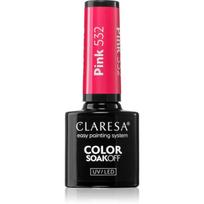 Claresa SoakOff UV/LED Color Sunny Garden gelinis nagų lakas atspalvis Pink 532 5 g