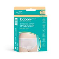 Baboo 2120 Vienkartinės medvilninės kelnaitės XL dydžio 4vnt