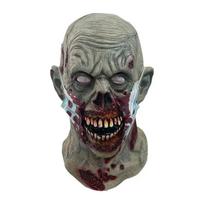 Zombių galvos apdangalas Siaubo veidas Latekso kostiumo aksesuarai Kruvinas zombių šalmas Viso veido galvos apdangalas 02951