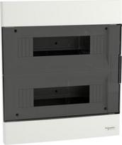 Consumer unit, Easy9 EU, flush, 24 modules, 2 earth/neutral terminal blocks, smoked door EZ9EUA212 | 3606486369999