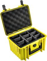 B&W International Type 2000 yellow incl. Padded Divider