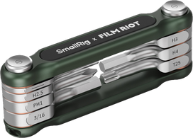 SmallRig 4812 x FILM RIOT 7-in-1 Folding Wrench Set with Multiple Angle Positioning Green