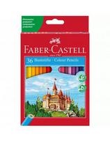 Spalvoti pieštukai FABER CASTELL CASTLE, 36 spalvų