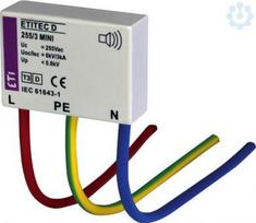 ETITEC D 255/3 MINI D klases Pārsprieguma ierobežotājs 3kA liek rozetē 002441632 | 3838895551584