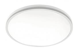 Šviestuvas lubinis apvalus pilkas TULA LED (24W, 1680lm, IP44, 4000K) GTV LD-TUL24W-NW-80