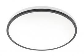 Šviestuvas lubinis apvalus juodas TULA LED (24W, 1680lm, IP44, 4000K) GTV LD-TUL24W-NW-00