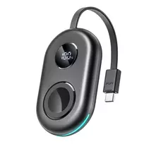 Joyroom JR-W09 3W belaidis įkroviklis USB-C kabelis skirtas Apple Watch – juodos spalvos