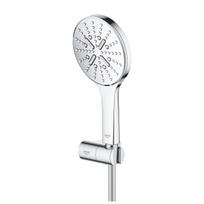 Grohe Grohe Rainshower SMARTACTIVE 130rankinis dušelis su laikikliu ir žarna chromo spalvos
