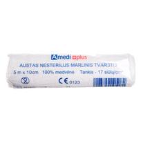 AMEDIPLUS, nesterilus bintas austais kraštais, 5 m x 10 cm
