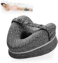 Kojų pagalvė, Ergonomiška kelių apsauga miegui, Memory Foam Kelių pagalvė su dirželiu miegui ant šono, Pagalvė kojoms su nuimamu užvalkalu