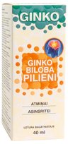 GINKO Ginko Biloba lašai, 40 ml