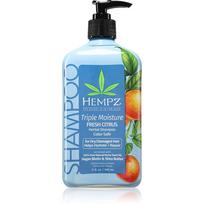 HEMPZ Triple Moisture drėkinamasis šampūnas plaukams 500 ml
