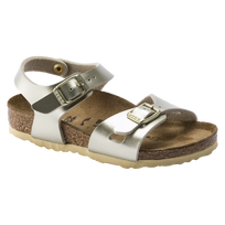 Sidabrinės spalvos vaikiškos basutės Birkenstock 1014829 (31-35)
