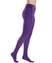 Violetinės spalvos kompresinės pėdkelnės moterims MAGIC COLORS by Sigvaris