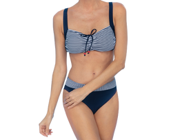 Dryžuotas pooperacinis maudymosi kostiumėlis Cannes 596061