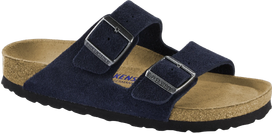 Tamsiai mėlynos spalvos moteriškos šlepetės Birkenstock 1020732