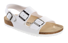 Baltos spalvos moteriškos basutės Birkenstock 34731