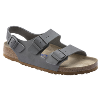 Pilkos spalvos moteriškos basutės Birkenstock 1018840