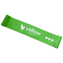 Žalios spalvos treniruočių guma-kilpa YellowLoop