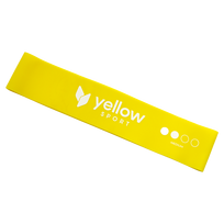 Geltonos spalvos treniruočių guma-kilpa YellowLoop