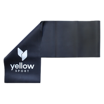 Juodos spalvos treniruočių guma YellowFlat