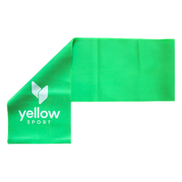 Žalios spalvos treniruočių guma YellowFlat