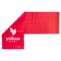Raudonos spalvos treniruočių guma YellowFlat