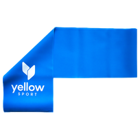 Mėlynos spalvos treniruočių guma YellowFlat