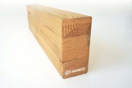 Klijuoti maumedžio konstrukciniai brusai (apvalintais kampais) 50x100x6000
