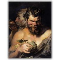Reprodukcija „Du satyrai“, Peter Paul Rubens