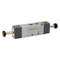 Pneumatinis paskirstymo solenoidinis vožtuvas 5/3 G 1/4, centrinis uždarytas, Flowmatik