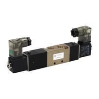Solenoidinis vožtuvas 4V130C-M06 DC24V 5/3 monostabilus NC 1/8"