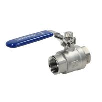 Flowmatik R 3/4 rutulinis vožtuvas su sriegiu PN63, 2 dalių su užraktu, 316 nerūdijantis plienas, PTFE