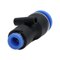 Pneumatinė redukcinė jungtis, tiesi, tiesi, 12-8 mm skersmens žarnai, plastikinė