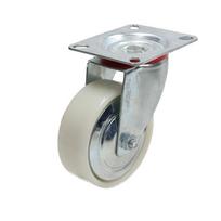 Sukamojo rato skersmuo 100 mm, guma su tvirtinimo plokšte, keliamoji galia 90 kg 4084 - 100x34