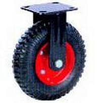206 mm guminis ratas su montavimo plokšte, keliamoji galia 235 kg 1101 - 206x58
