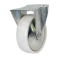 Fiksuotas ratas fi 125mm plastikas su tvirtinimo plokšte, keliamoji galia 130 kg 4085 - 125x37