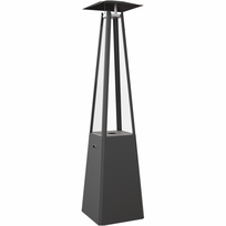 Dujinis lauko šildytuvas Kratki Umbrella Juodas