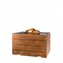 Dujinis lauko šildytuvas Happy Cocooning Cocoon Table Teak Lounge