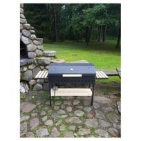 BBQ malkinis grilis su dangčiu išardomomis kojomis (didelis)
