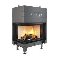 Įdėklas židiniui su slankiojančiu stiklu Energy Up 75х50х47L (15,1 kW) ECO SAVEN