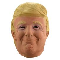Helovinas Naujasis JAV prezidentas Trumpas Trumpo kaukė Trumpo lateksinis galvos apdangalas Kaukė Parodija Vakarėlio rekvizitai balta