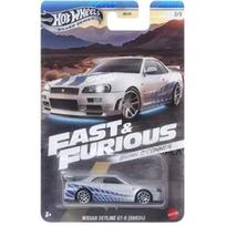 Hot Wheels Mainline Brian O`Conner Fast and Furious 2024 Modeliukas Nissan Skyline GT-R BNR34, silver/blue