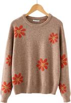 Glo Story Megztinis Moterims Brown WMY 5258/BROWN WMY 5258/BROWN/XL-2XL, XL/XXL