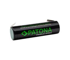 PATONA - Akumuliatorius 18650 Li-lon 3000mAh PREMIUM 3,7V su juostiniais gnybtais litavimui
