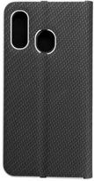 Dėklas Oem LUNA Book Carbon skirtas Samsung Galaxy A40 juodos spalvos
