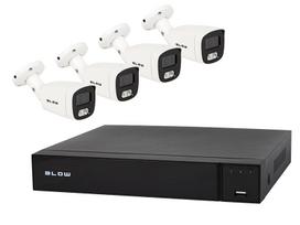 PoE stebėjimo rinkinys BLOW 4x8MP 2TB BL-KI8B4/PoE/2TB 4x 8MP kameros HDD2TB diskas