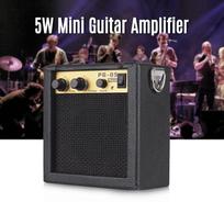 Medinis mini gitaros stiprintuvas, garsiakalbis, 5 W, 6,35 mm įvestis, 3,5 mm