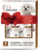 Šampūnas ir kondicionierius balto kailio šunims Over Zoo, 250/240 ml